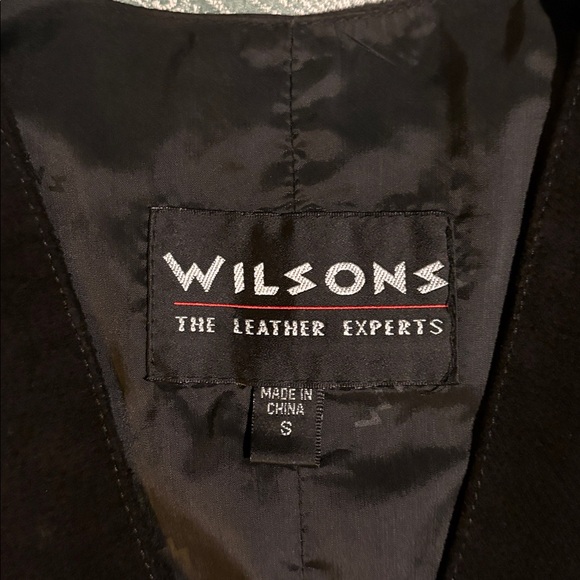 Wilson Black Leather Vest suede - Picture 2 of 8